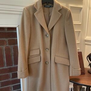 Gorgeous LAUREN RALPH LAUREN Womens Single Breasted Overcoat Size 2
